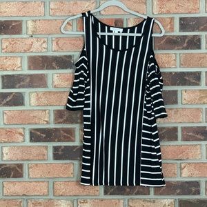 Spense Cold Shoulder Top